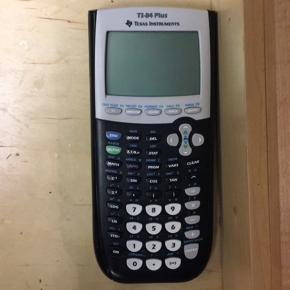 T1-84 calculator. Works perfectly